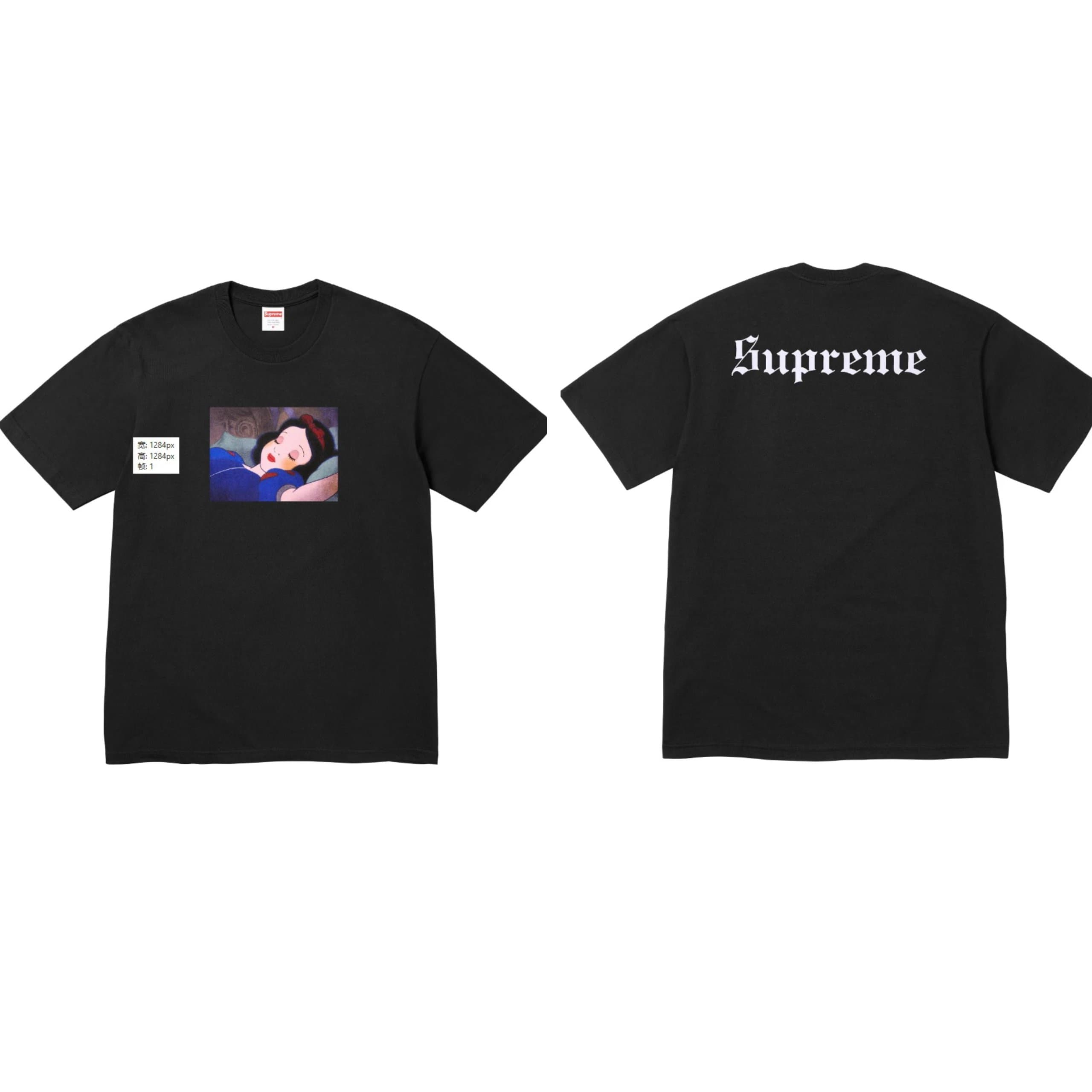 Supreme Sheep Box Tee Black — 24-白