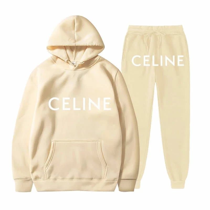 Celine Logo Joggers White Logo — 5