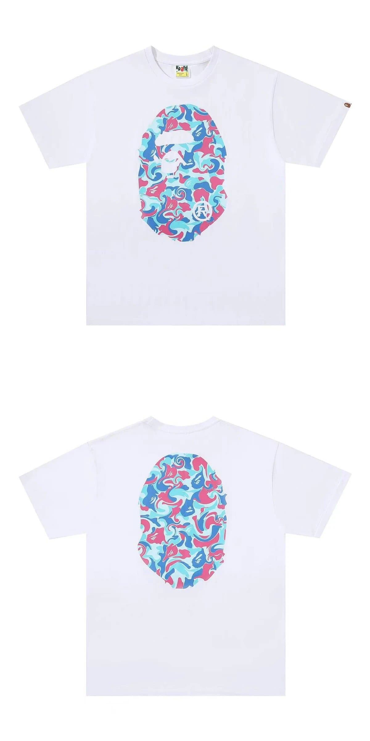 BAPE Ape Head Tee Brown Ape Head — 大头白兰