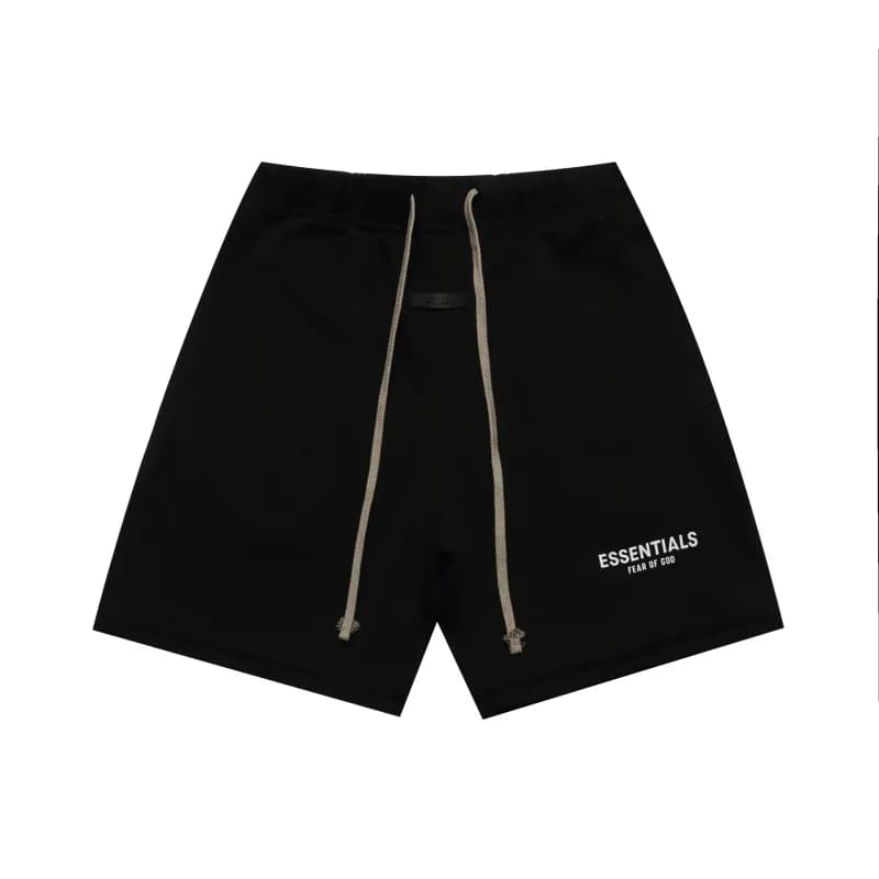 Fear of God Essentials Shorts Split Hem — K236黑色