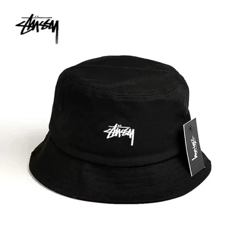 Stüssy Classic Logo Cap Black Script — 渔夫-黑色