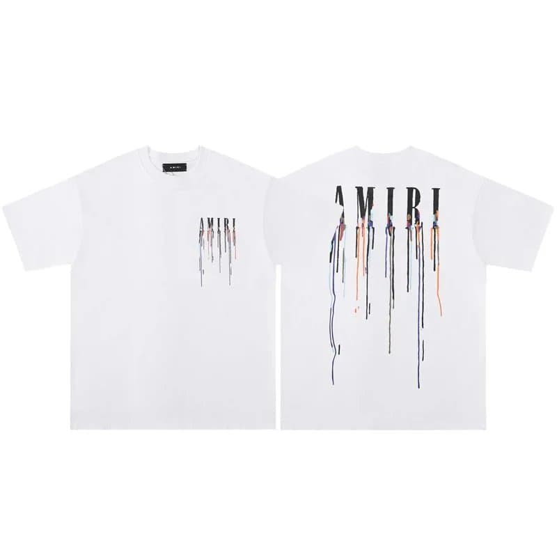 Amiri Drip Logo Tee Multi-Drip