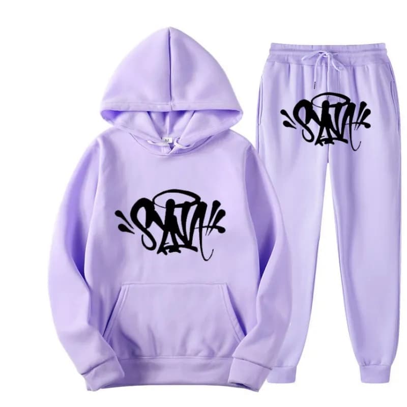 Corteiz Hoodie and Joggers Set Graffiti Logo — 33