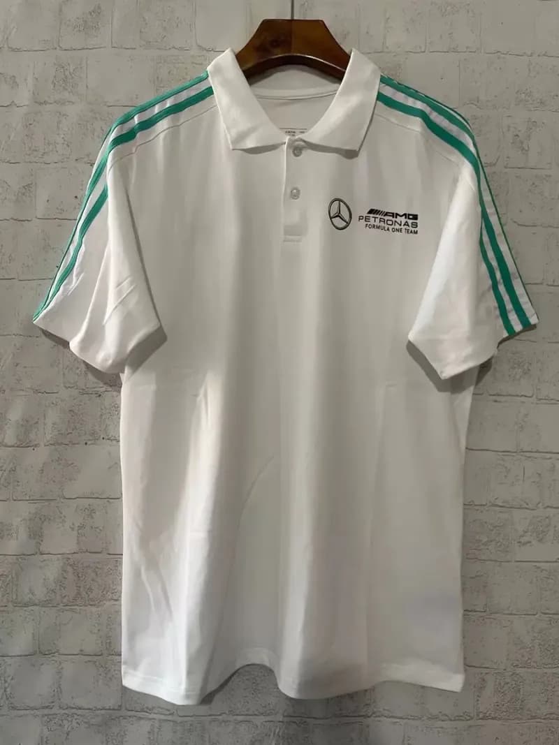 Tudor Polo Shirt Red Bull Racing Team — 2025F1梅赛德斯polo衫白色