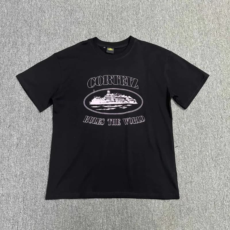 Palace T-Shirt Rules The World — 3102 (黑粉)