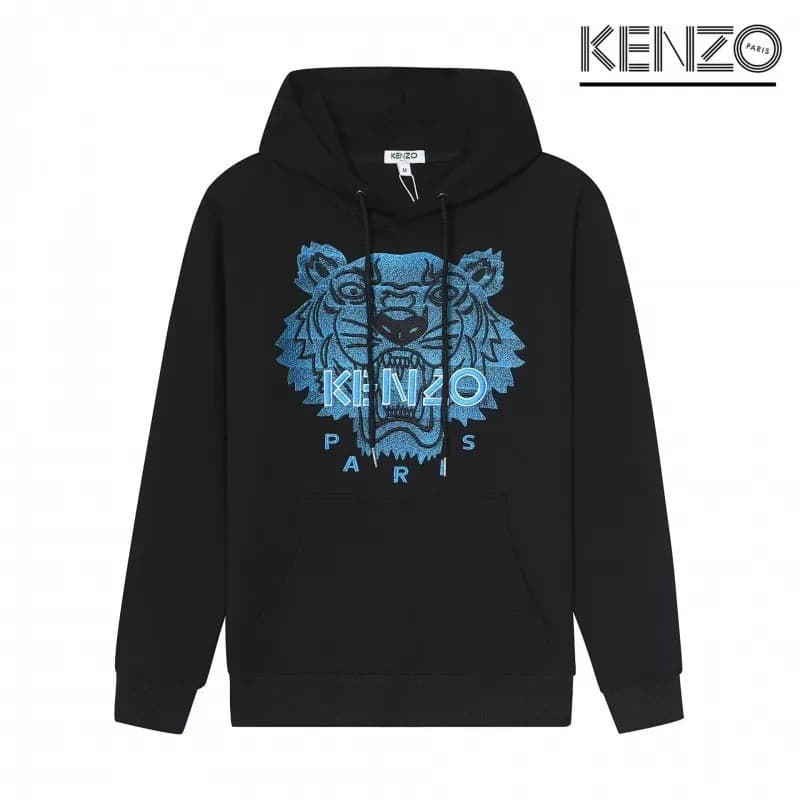 Kenzo Tiger Hoodie Embroidered Tiger