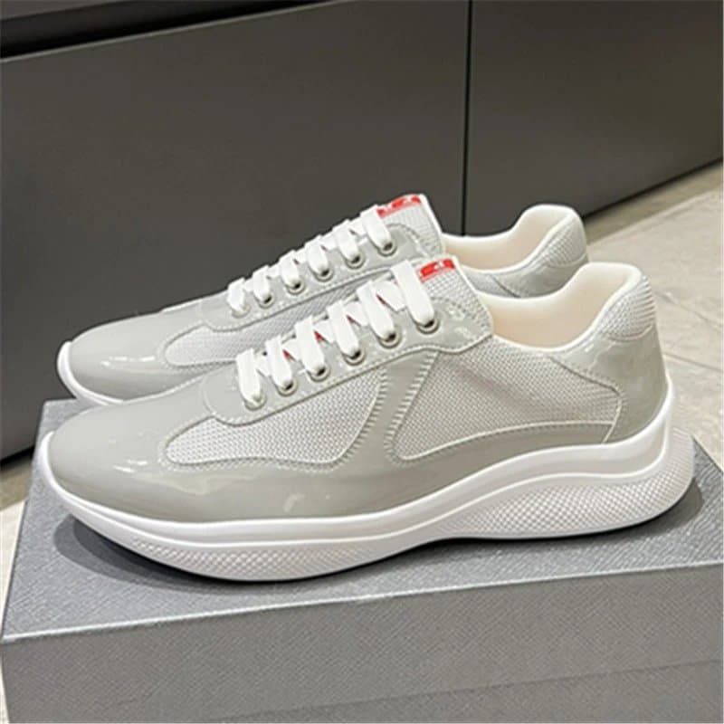 Prada Linea Rossa Sneaker Glossy Grey