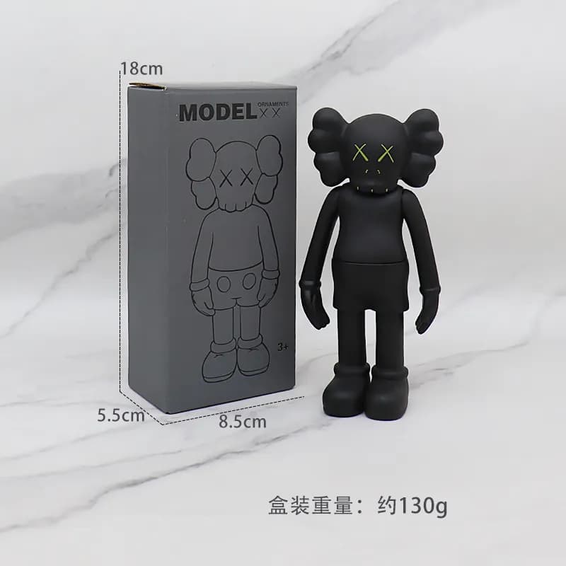 KAWS Companion Grey with Beige Head — 站姿考斯黑色【密封盒】