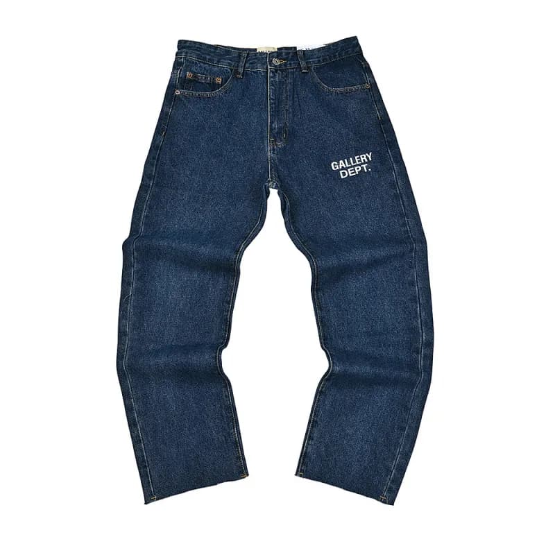 Gallery Dept. Flared Jeans Distressed Paint-Splatter — 4157蓝色