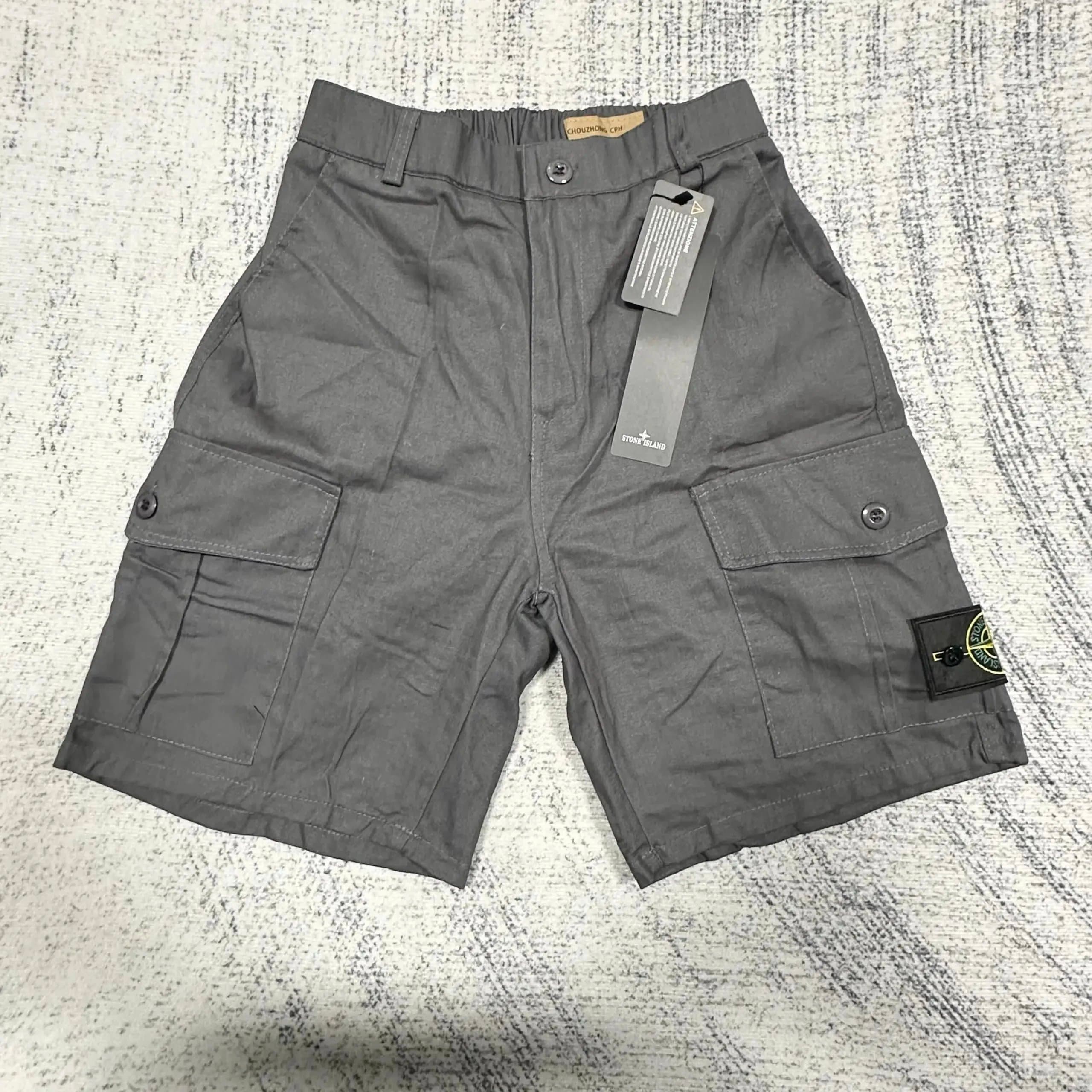 Stone Island Track Shorts Compass Patch — 1017006CC