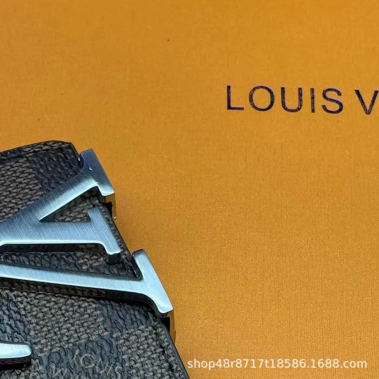 Louis Vuitton LV Belt Monogram Eclipse — 咖格 银扣