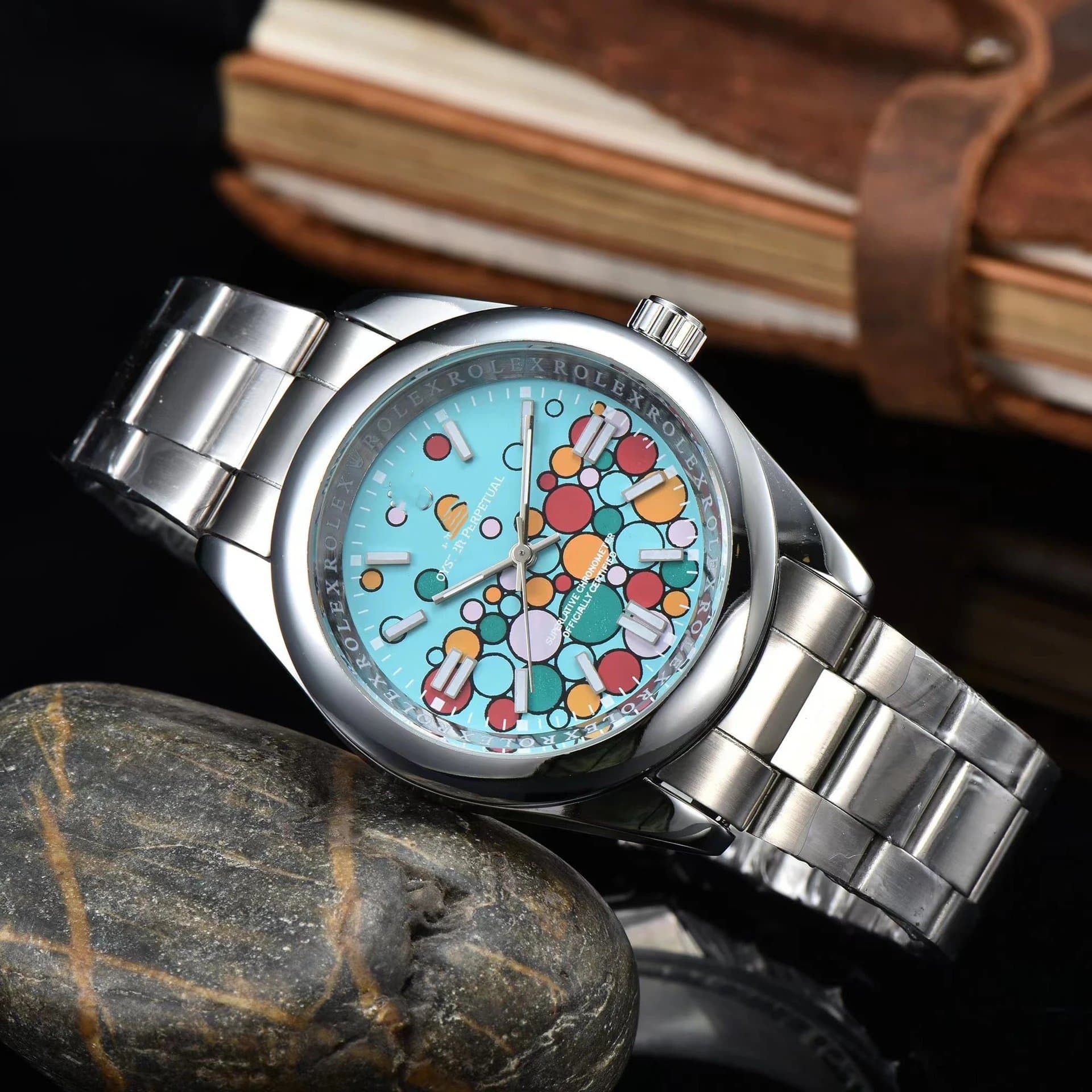 Rolex Oyster Perpetual Bubblegum Dial