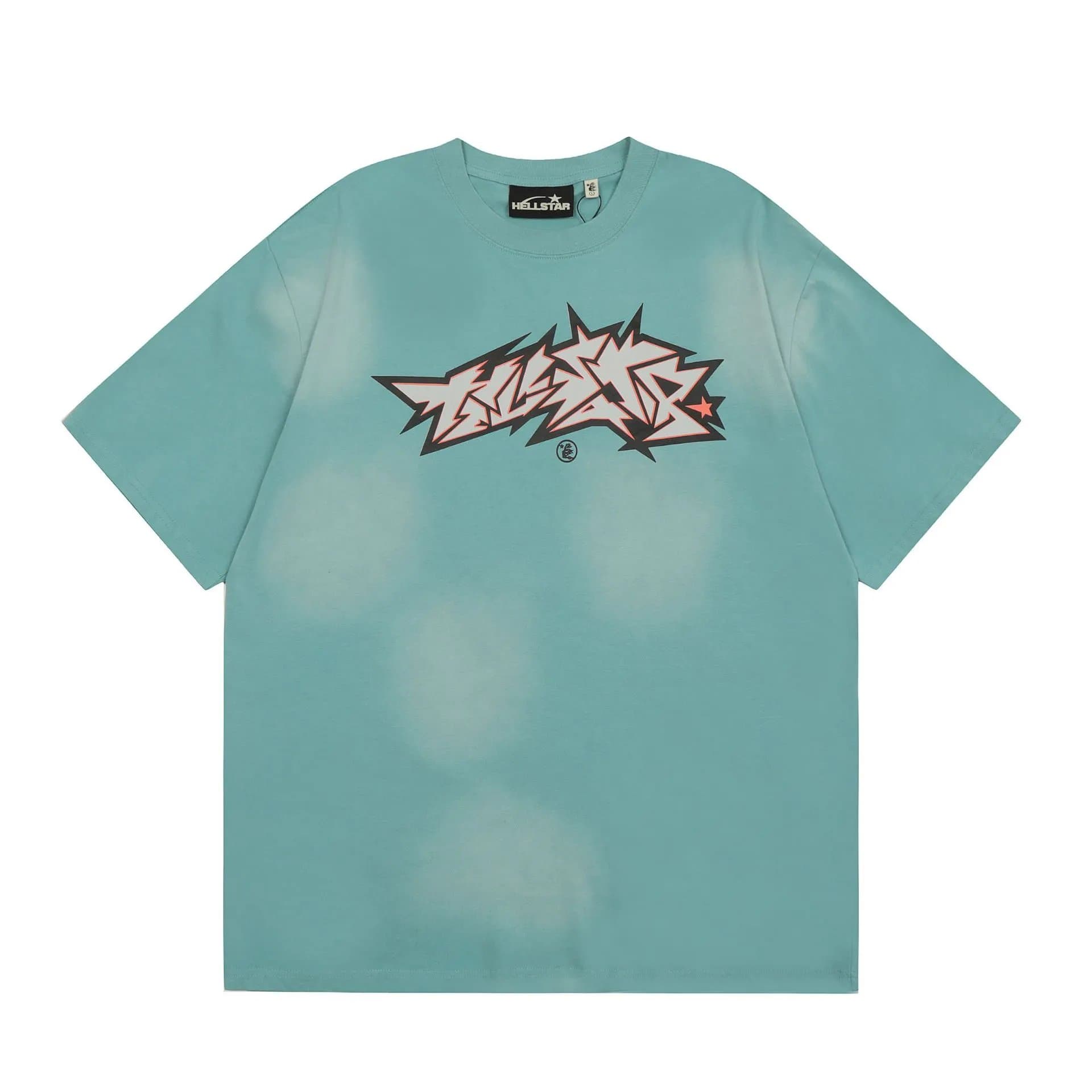 Hellstar Graphic Tee Flame Logo — H626绿色