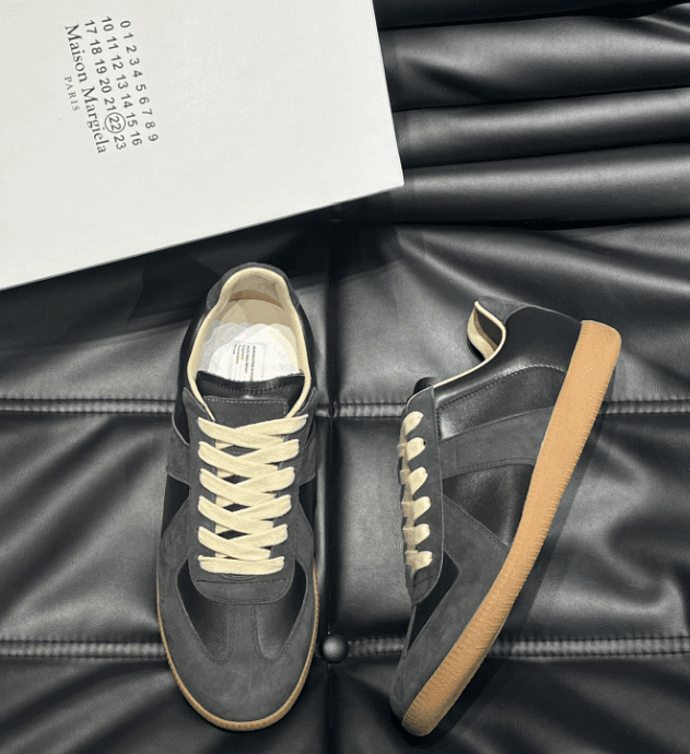 Maison Margiela Future Sneaker Grey Suede and Leather
