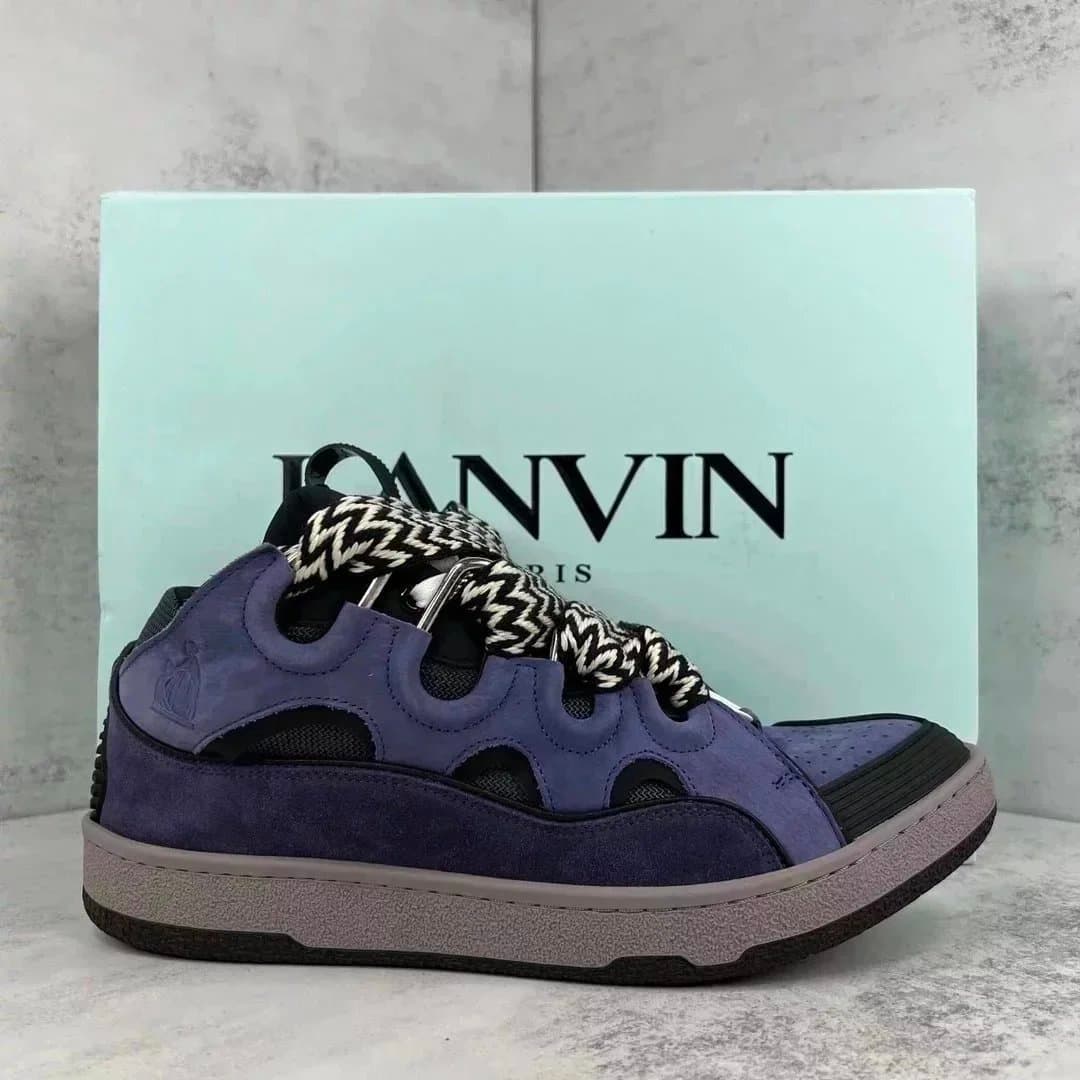 Lanvin Runner Sneaker Zigzag Lace