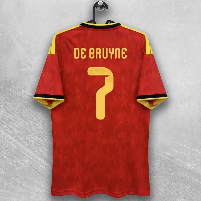 Football Jersey Player Name & Number — 2026比利时主场#7