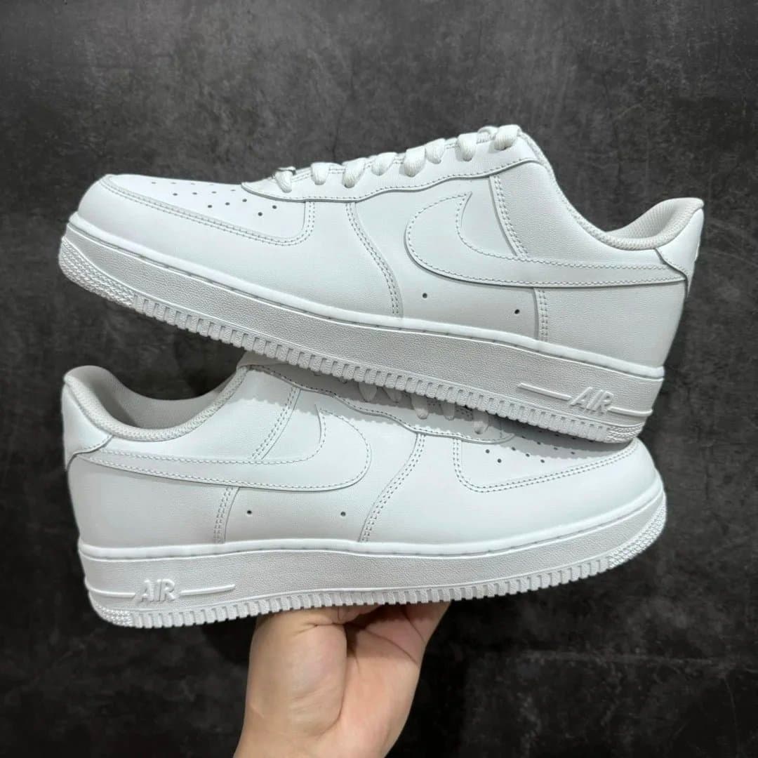 Nike Air Force 1 Low Wheat — XP版本 · 空军一号纯白低帮CW2288-111