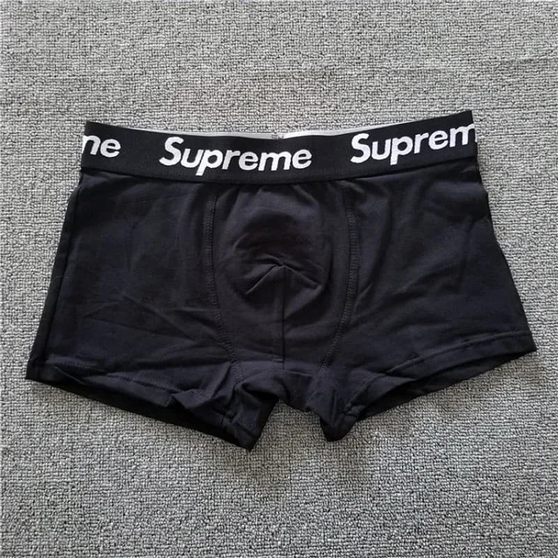 Supreme Boxer Brief Logo Waistband — sup-黑色