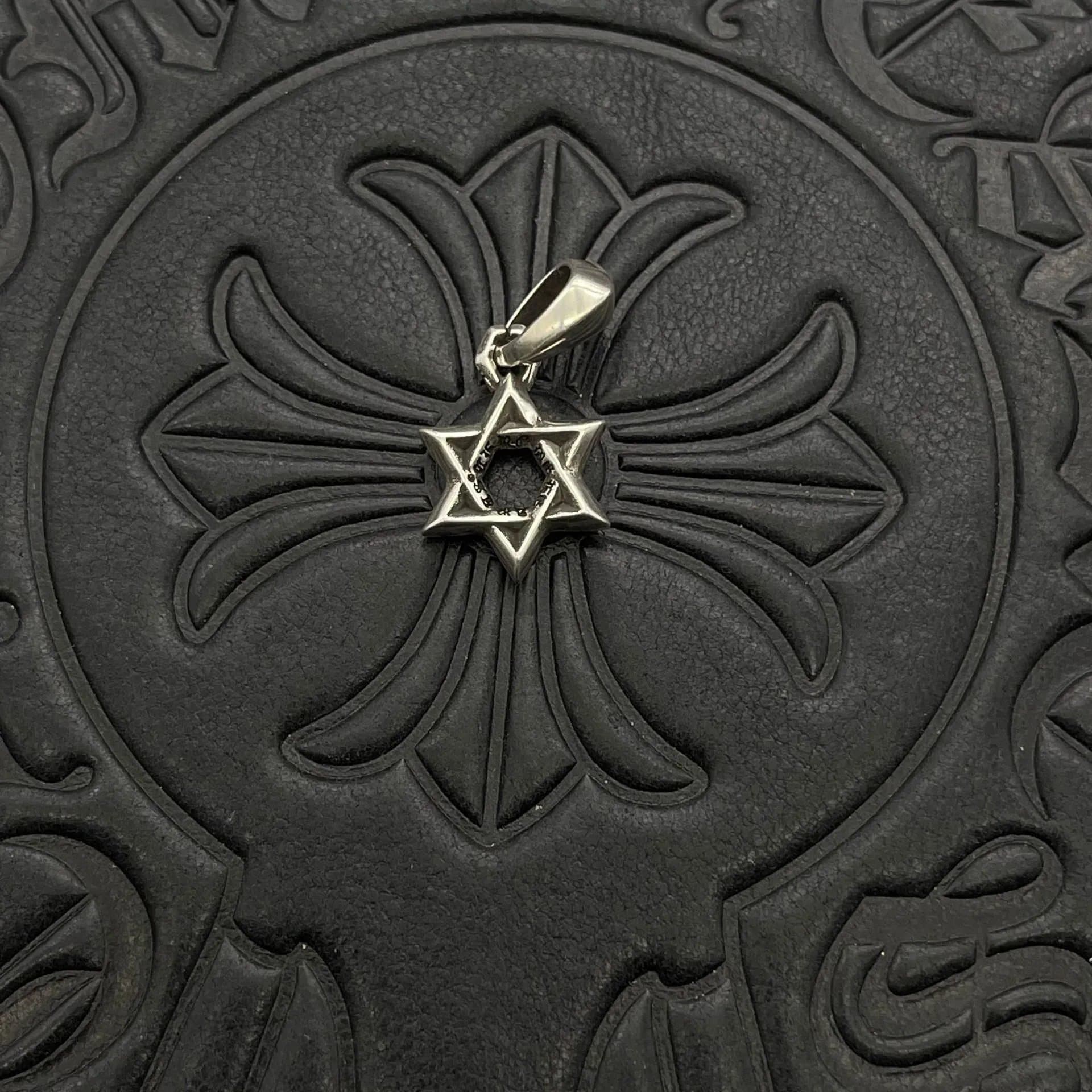 Chrome Hearts Star of David Pendant Sterling Silver