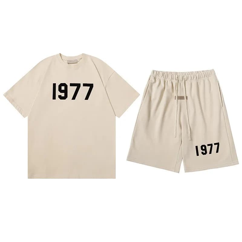 Fear of God 1977 Tee & Shorts Set 1977 Logo
