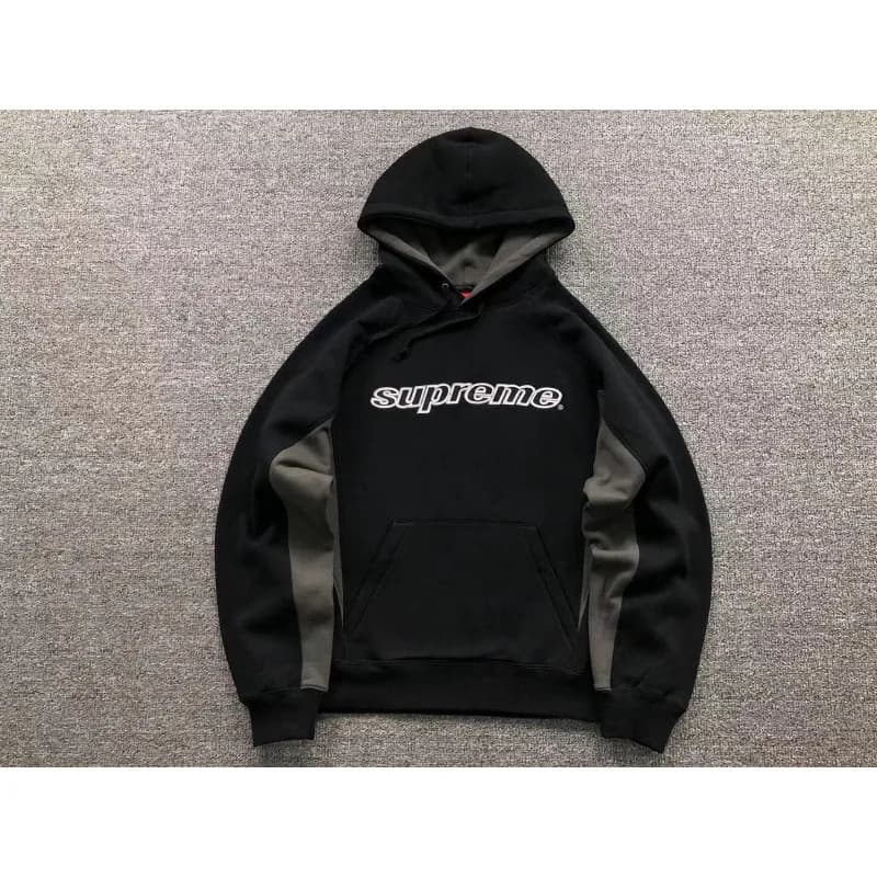 Supreme Coaches Jacket Navy Yellow Logo — E576#分割拼色白色
