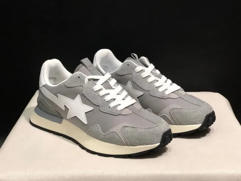 BAPE Star Sneaker Grey White