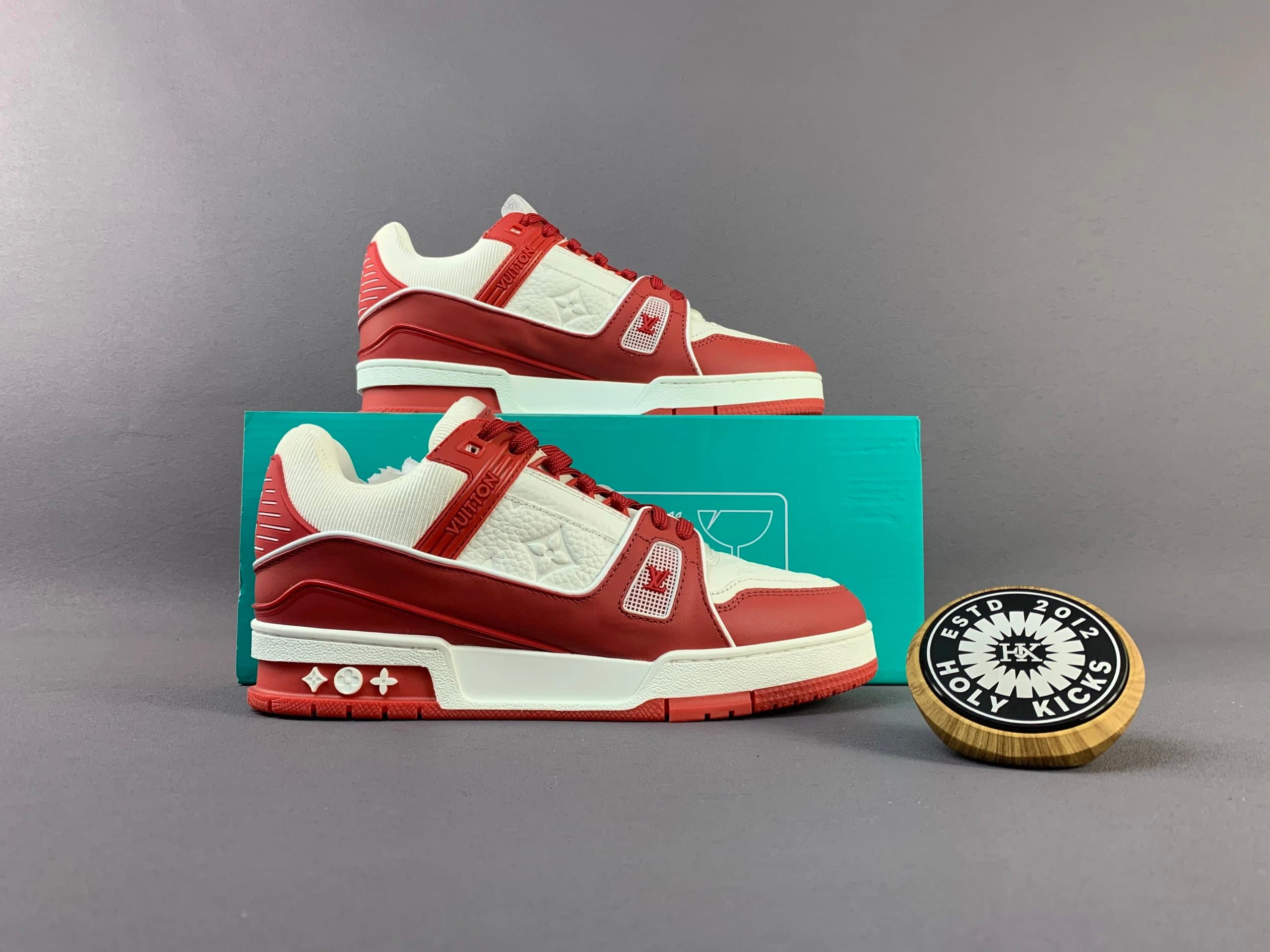 Louis Vuitton LV Trainer Monogram Red