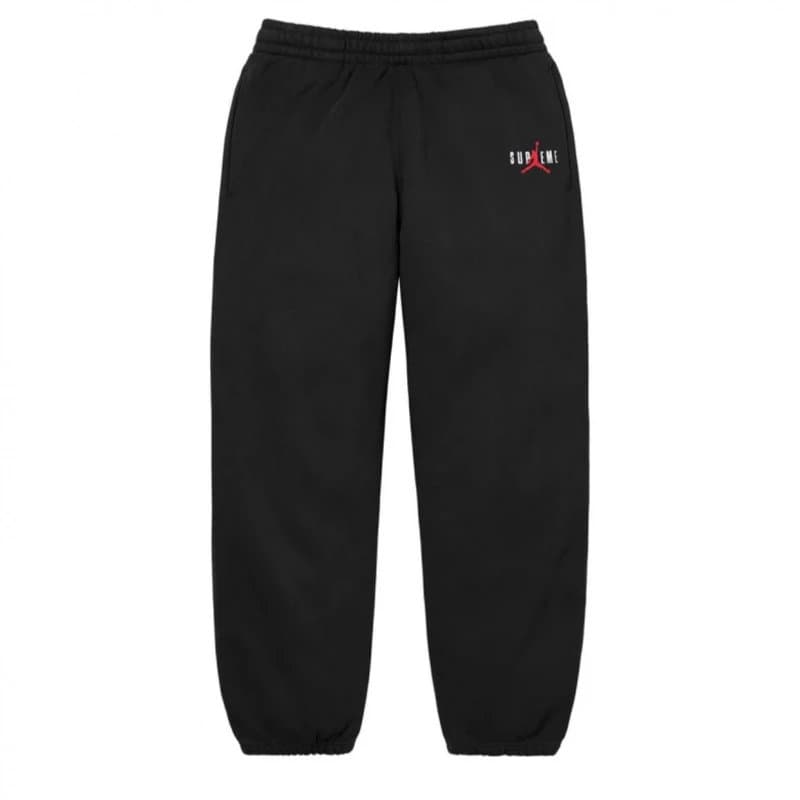 Supreme Logo Sweatpants Large Box Logo — A316黑色