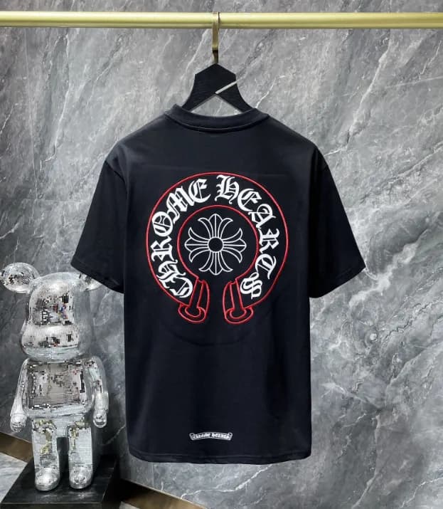 Chrome Hearts Cross Logo Tee Five Crosses — Y8241 black