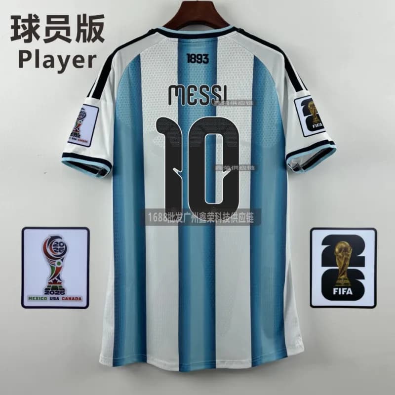 Adidas Argentina Home Jersey Messi #10 Player Version