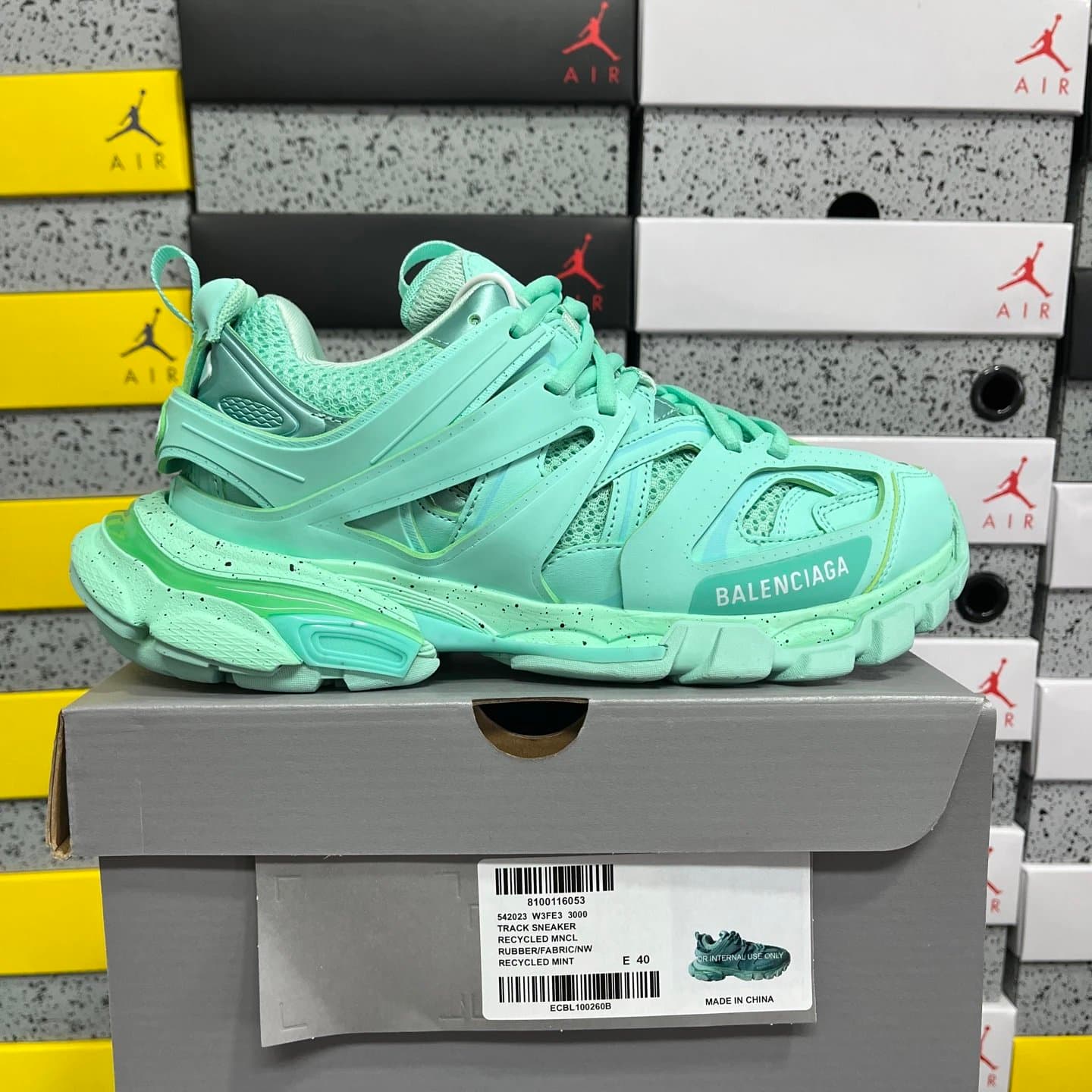Balenciaga Track Sneaker Monocolor — VG · 薄荷绿 E3 3000