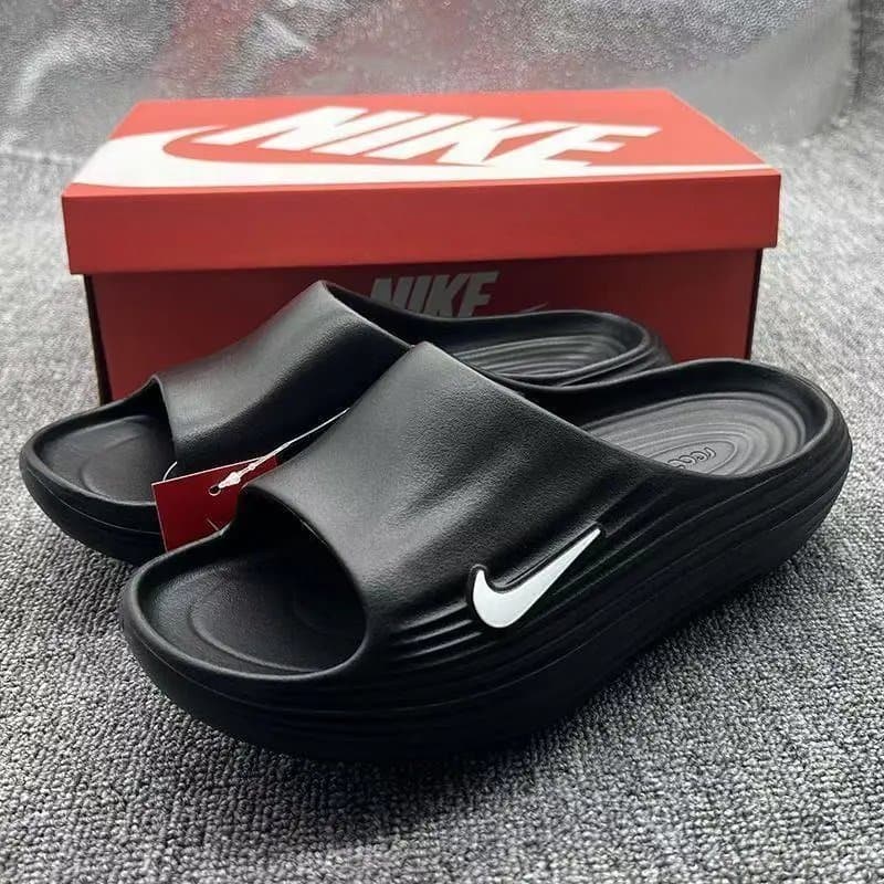 Adidas Slide Gradient — NK一字R8黑白（正确版带标）