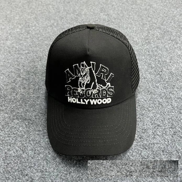 Amiri Trucker Cap Embroidered Logo — 040111004-1