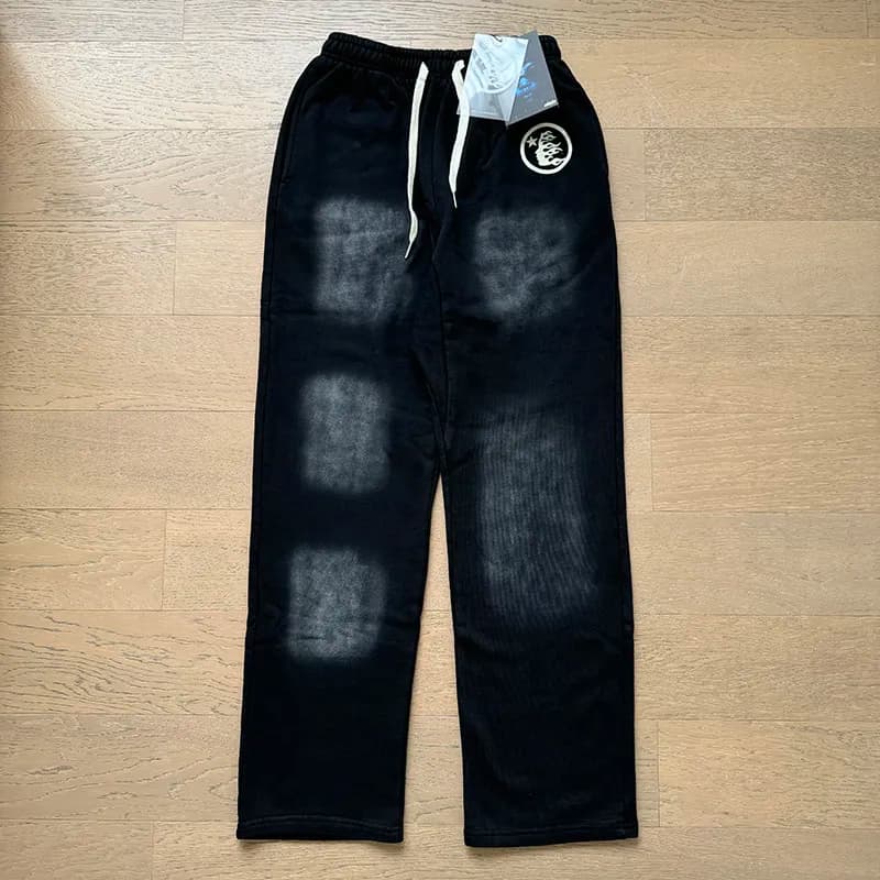 Travis Scott Corduroy Sweatpants Washed Black