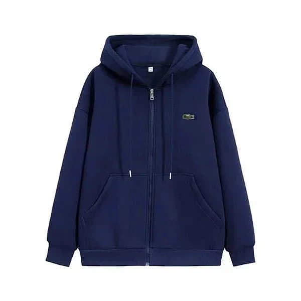 Lacoste Zip-Up Hoodie Classic Croc Logo