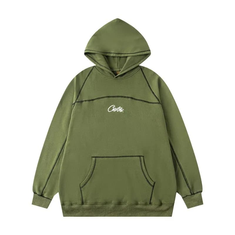 Printed Hooded Jacket Coca-Cola Script All-Over Print — C06 green