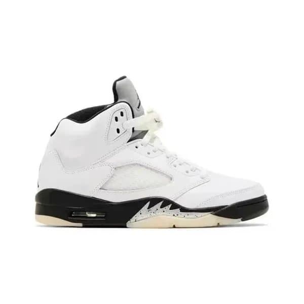 Air Jordan 5 White Black