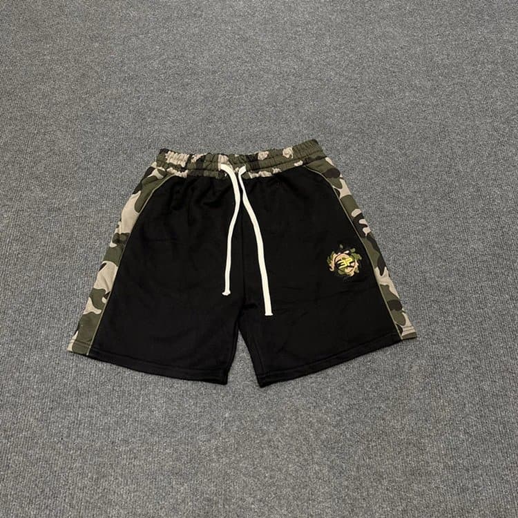Balenciaga Track Shorts Camo Panel