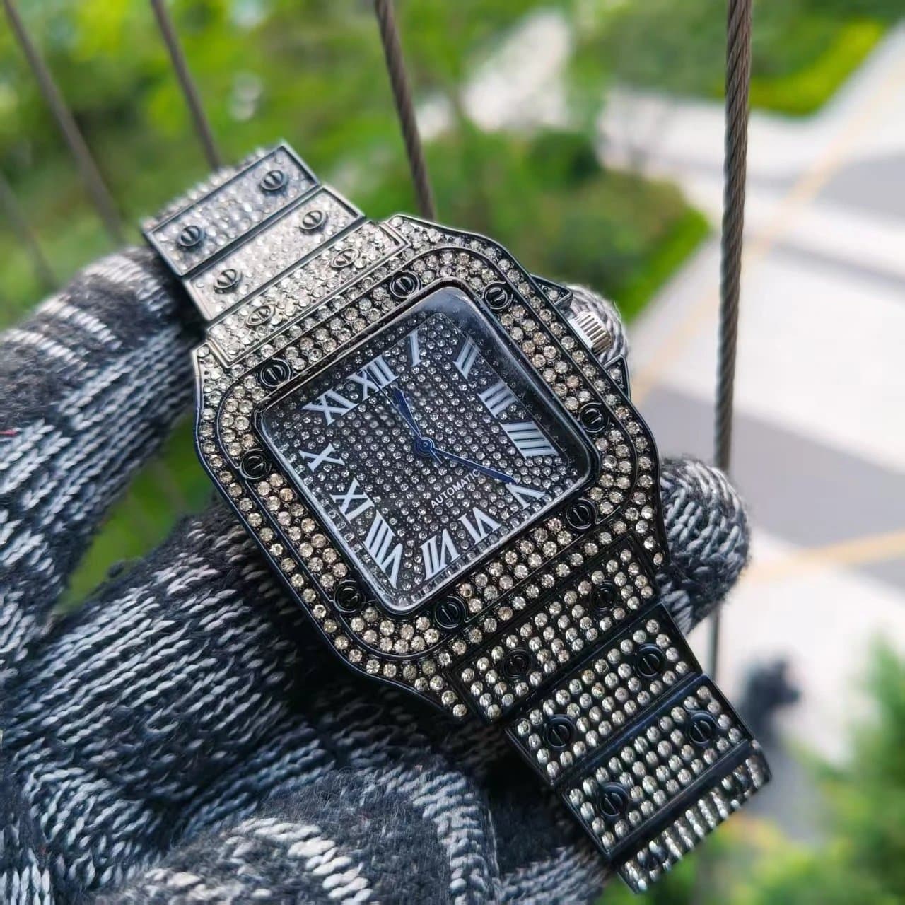 Santos de Cartier Paved Diamond