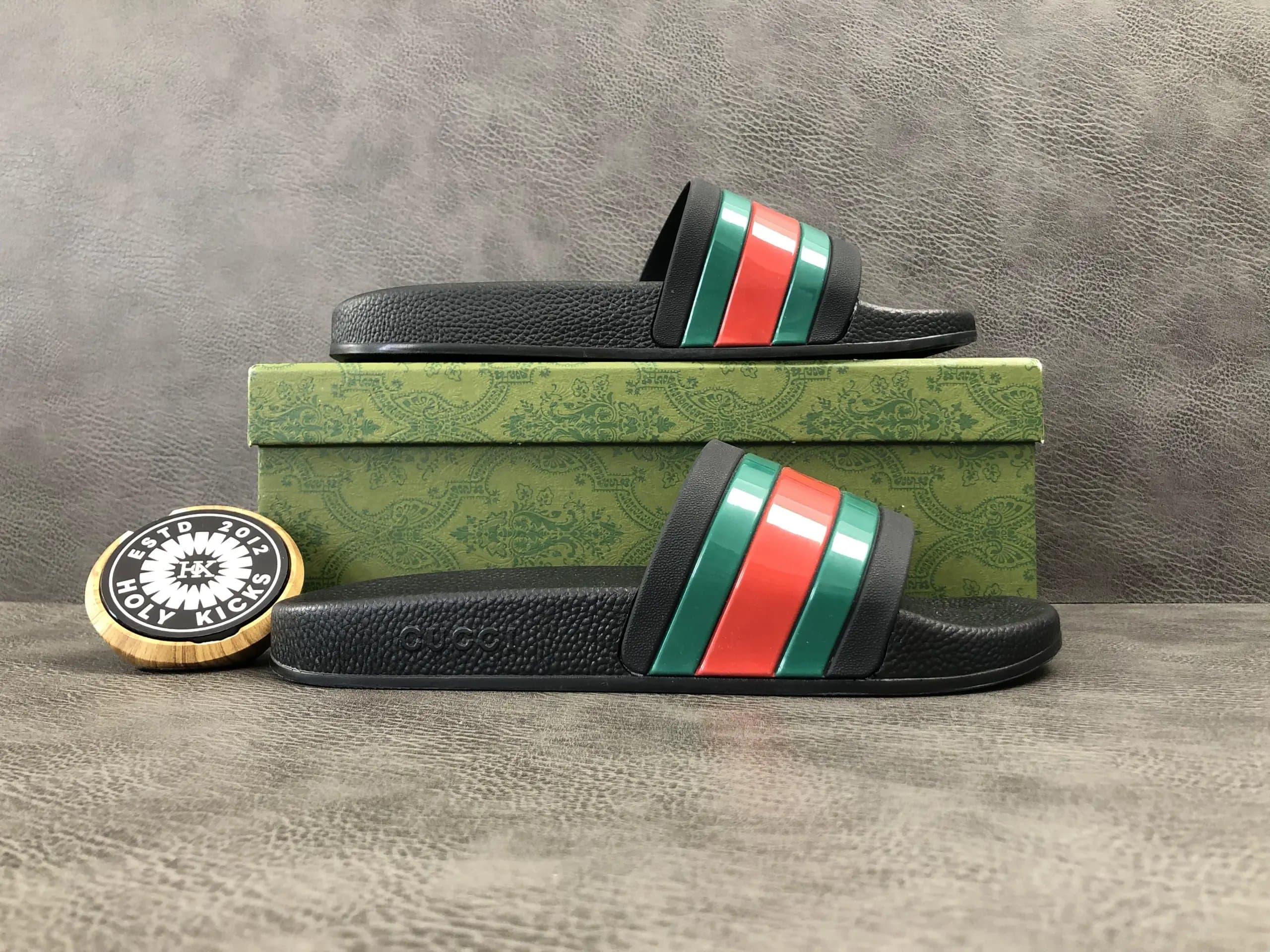 Gucci Slide Sandal Web Stripe