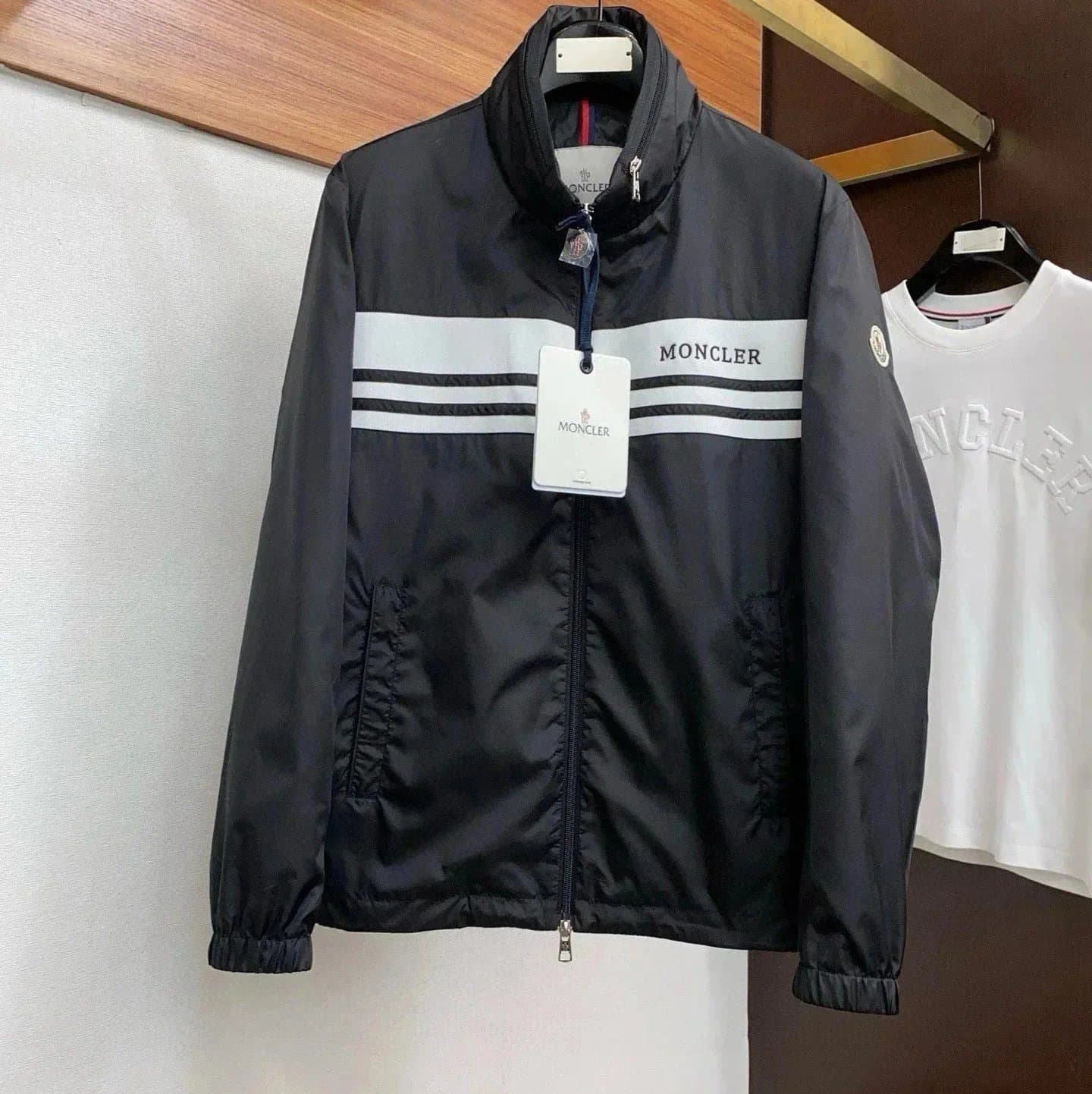 Moncler Windbreaker Jacket Logo Patch — 19