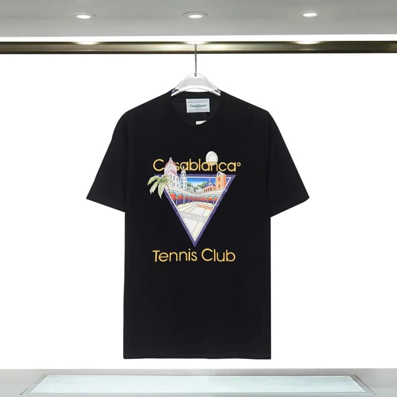 Aimé Leon Dore Casablanca Graphic Tee Casablanca Jet Print — 8180 black