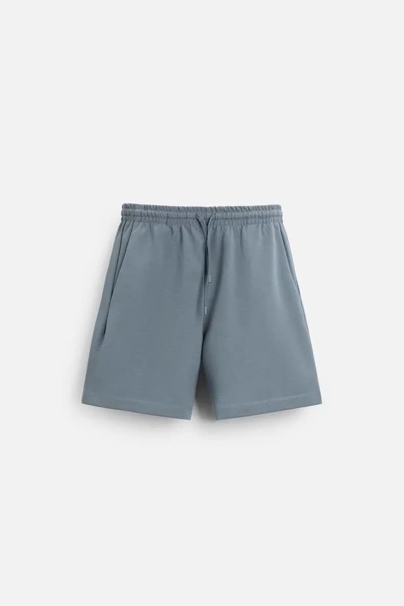 Drawstring Shorts Light Grey