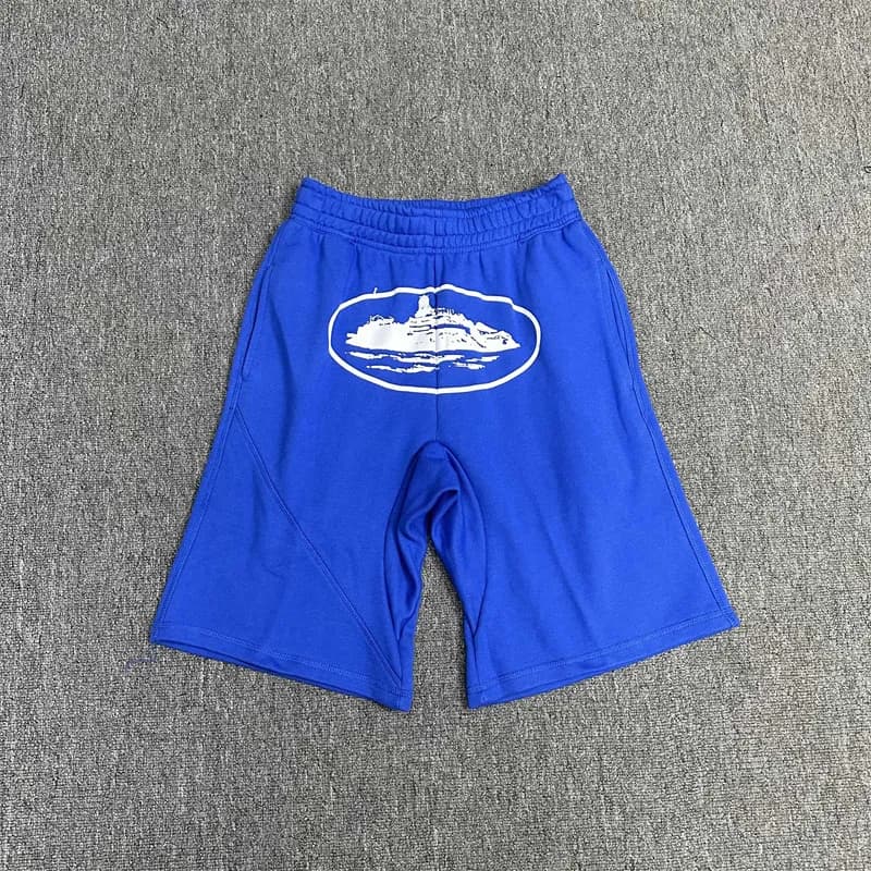 Fear of God Essentials Jogger Pants Script Logo — color blue 809