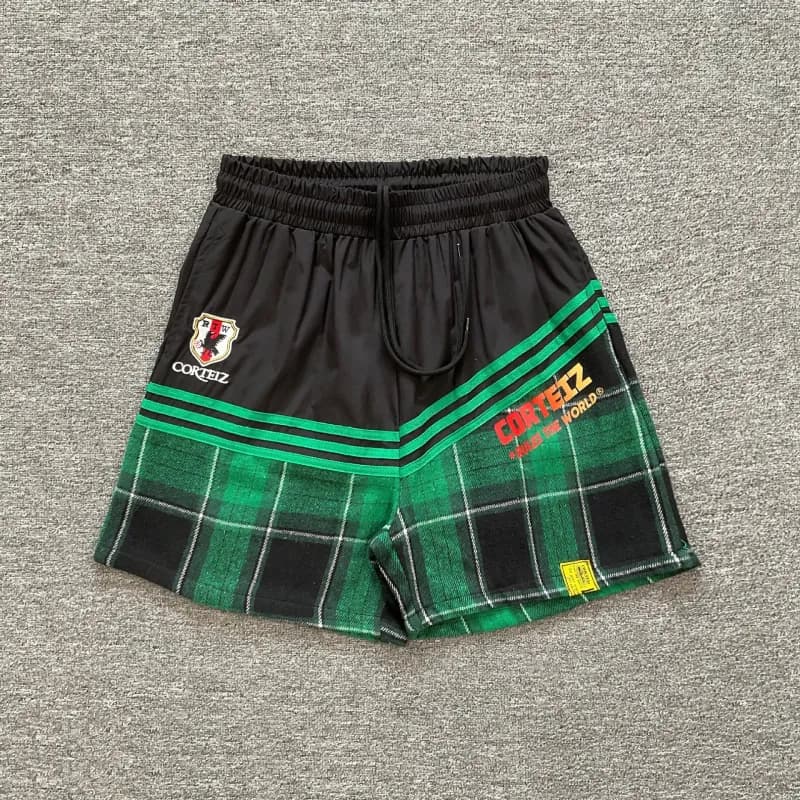 Converse Basketball Shorts Star Logo Panel — 3266 green