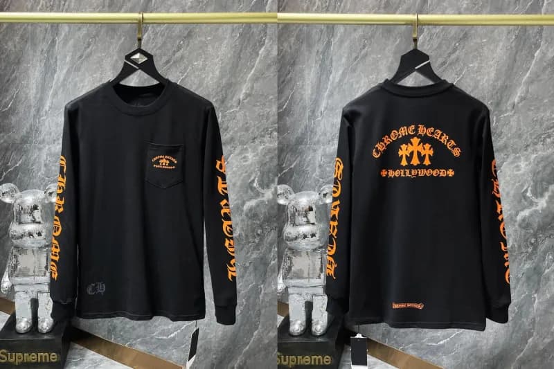 Long Sleeve Tee Chrome Hearts x Supreme