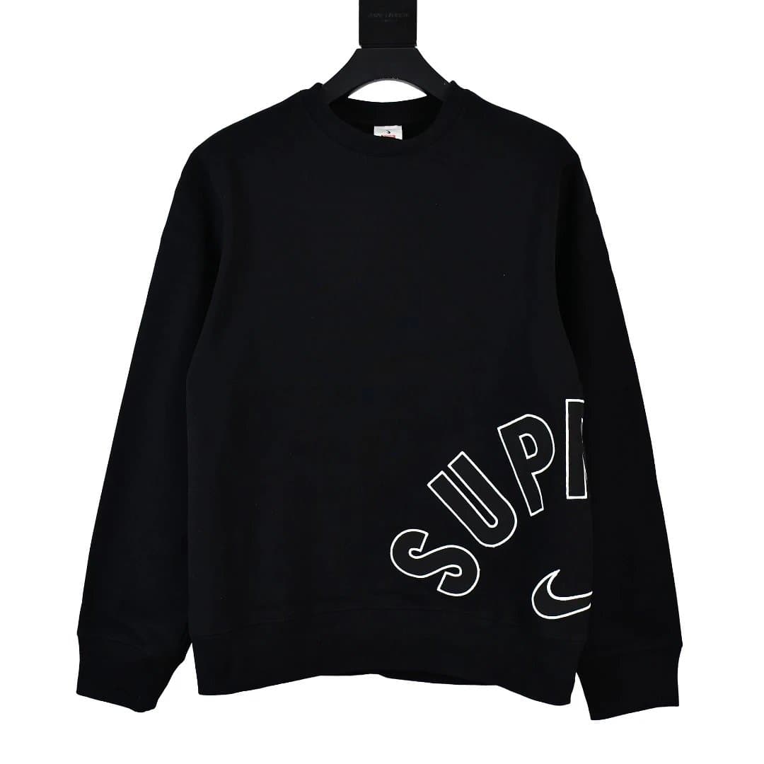 Supreme Crewneck Sweatshirt Nike Logo Outline