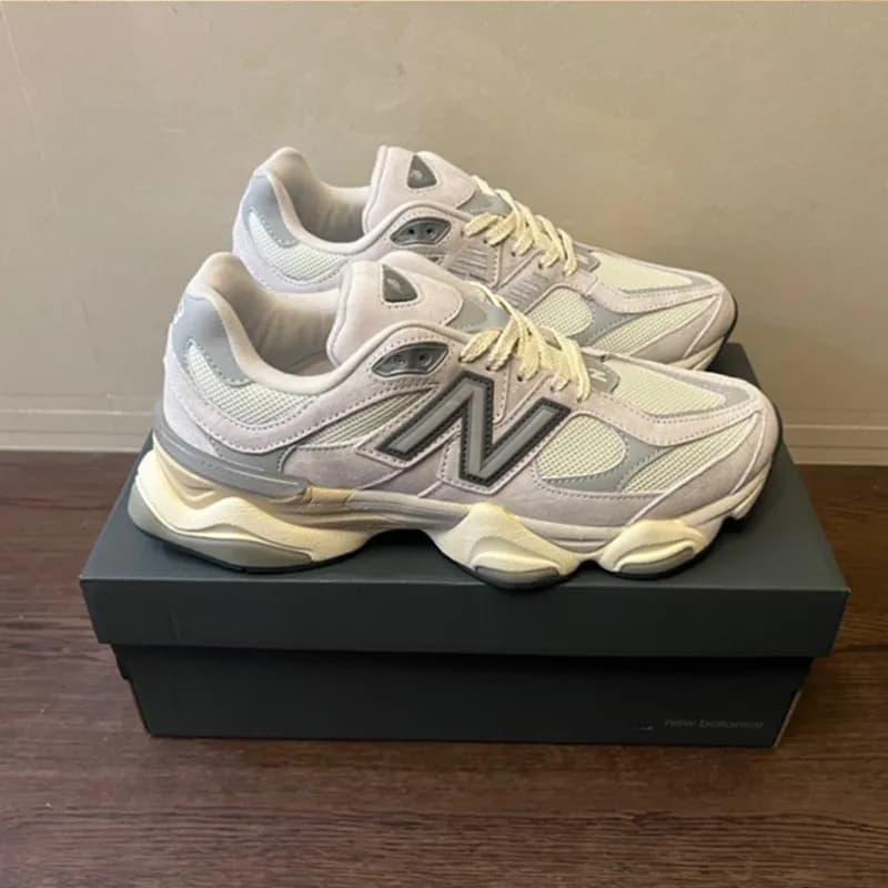 New Balance 2002R Cloud White Grey — 9060 浅灰