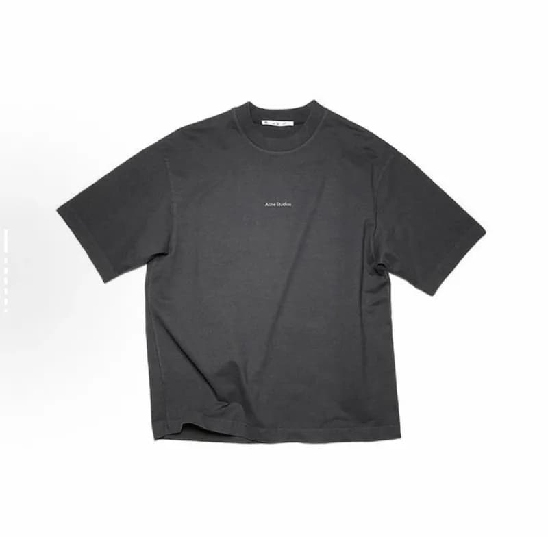 Acne Studios Cotton T-Shirt Washed Grey — 铁灰色（AC598）
