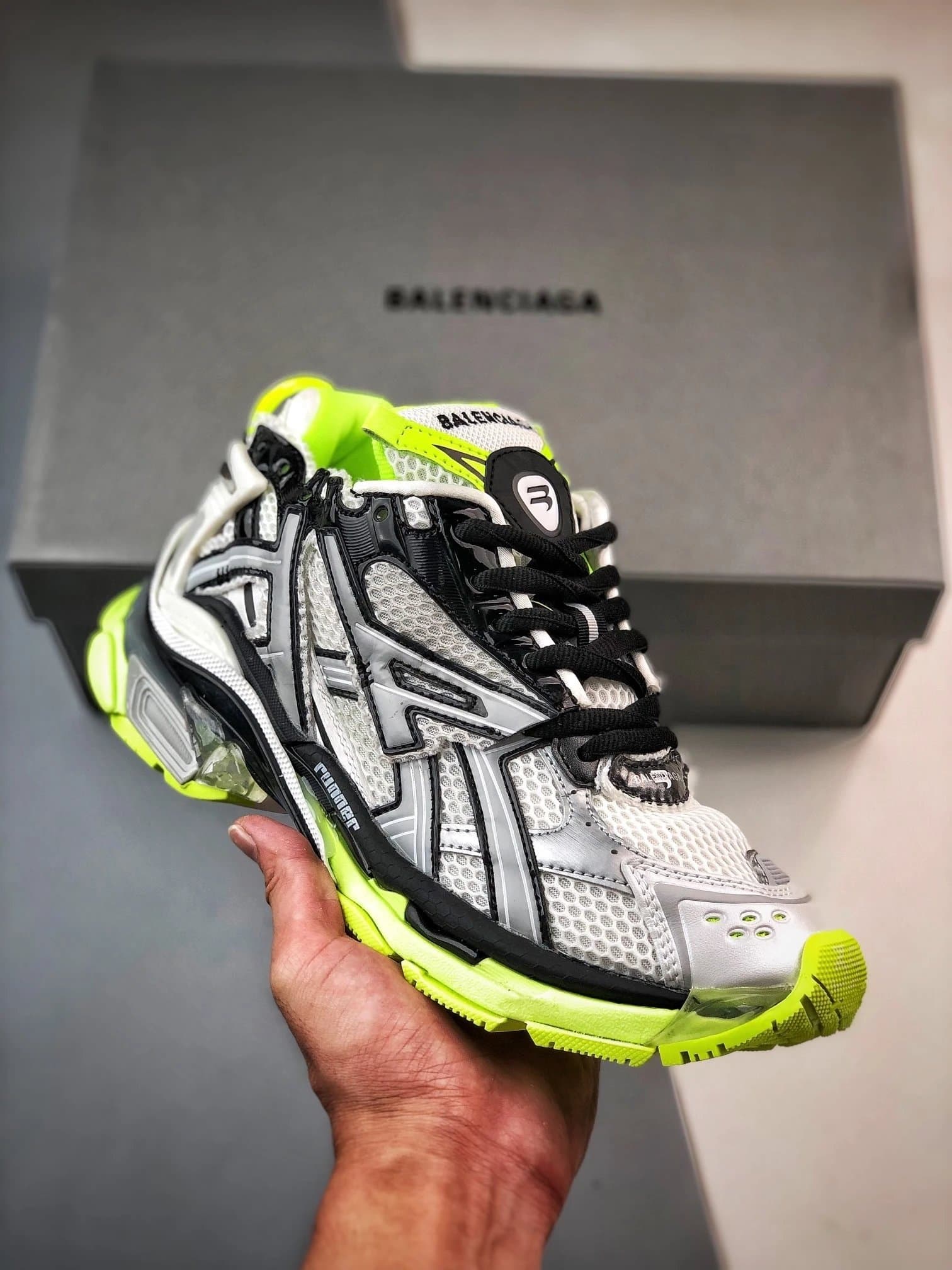 Balenciaga Triple S Neon Green